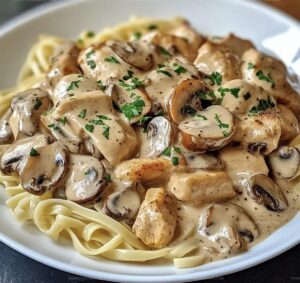 Chicken Mushroom Stroganoff Recipe
