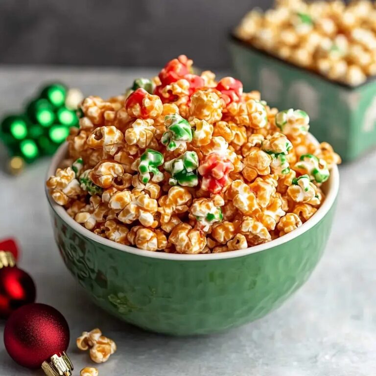 Christmas Caramel Popcorn Recipe