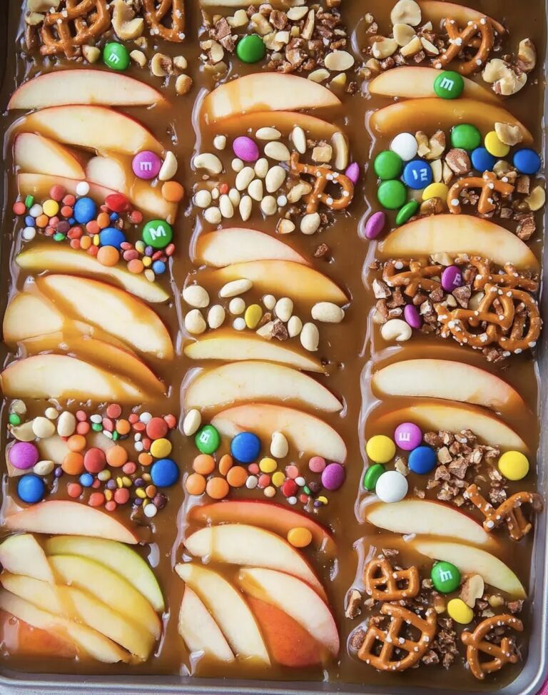 Sheet Pan Caramel Apples Recipe