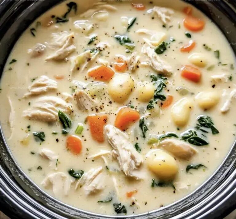 Creamy Chicken Gnocchi Slow Cooker Recipe