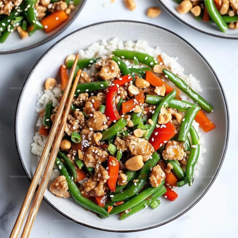 30-Minute Sesame Chicken Green Bean Stir Fry Recipe