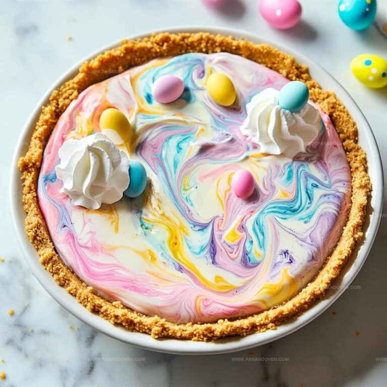 Easter Swirl Cheesecake Pie Recipe