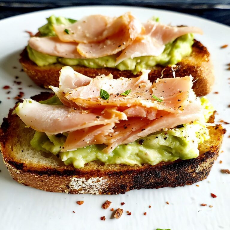 Avocado Turkey and Egg Toasts Recipe
