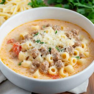 Parmesan Sausage Soup Recipe