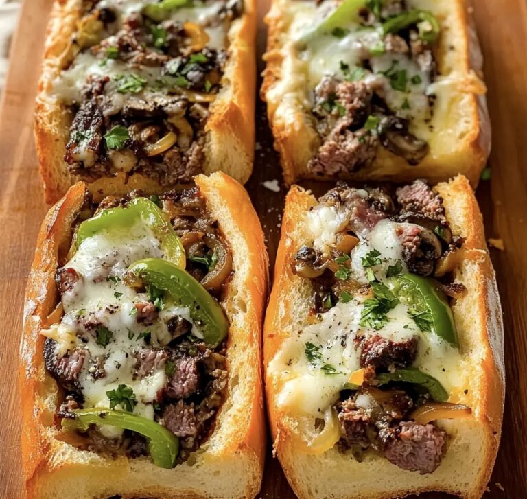 Philly Cheesesteak Cheesy Bread Recipe