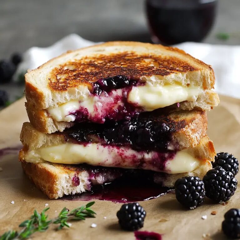 Blackberry Balsamic and Brie Grilled Cheese Recipe