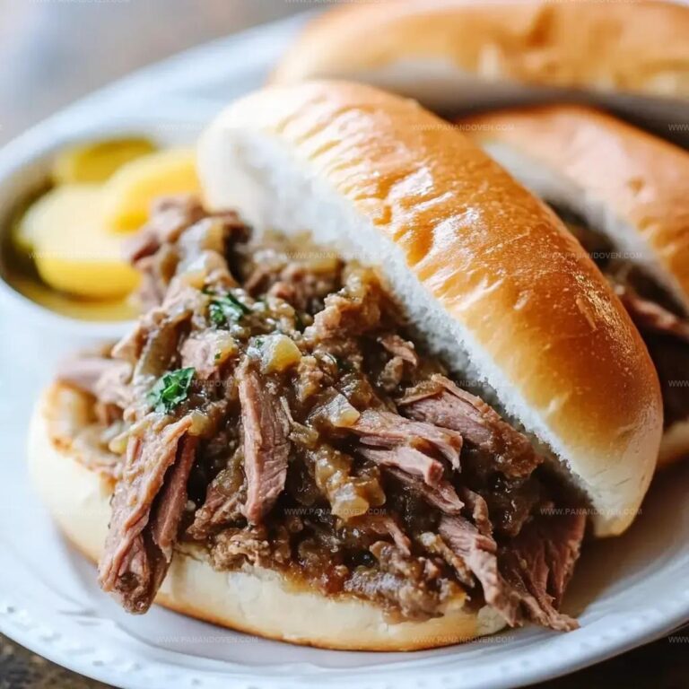 Cheesy Hot Beef Sandwich Recipe