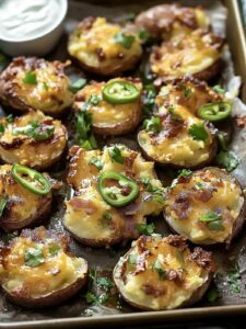 Smashed Jalapeno Potatoes Recipe