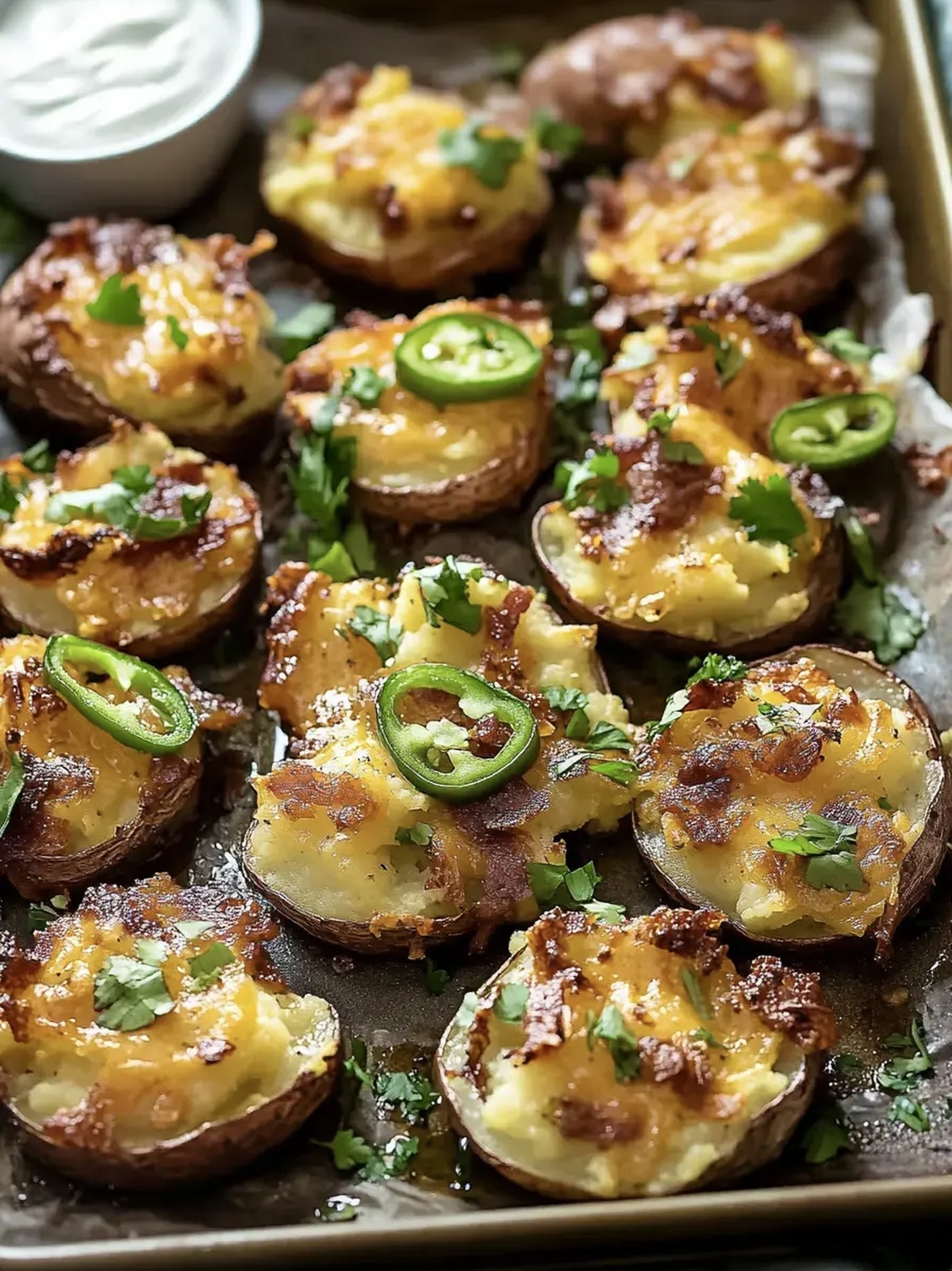 Smashed Jalapeno Potatoes Recipe