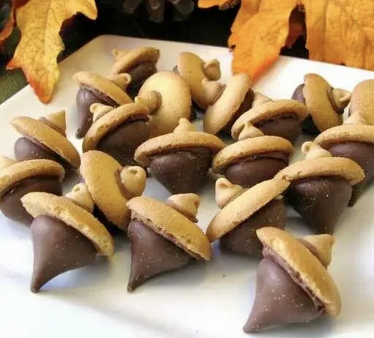 Cute Candy Acorns Recipe