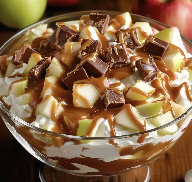 Caramel Apple Snickers Salad Recipe