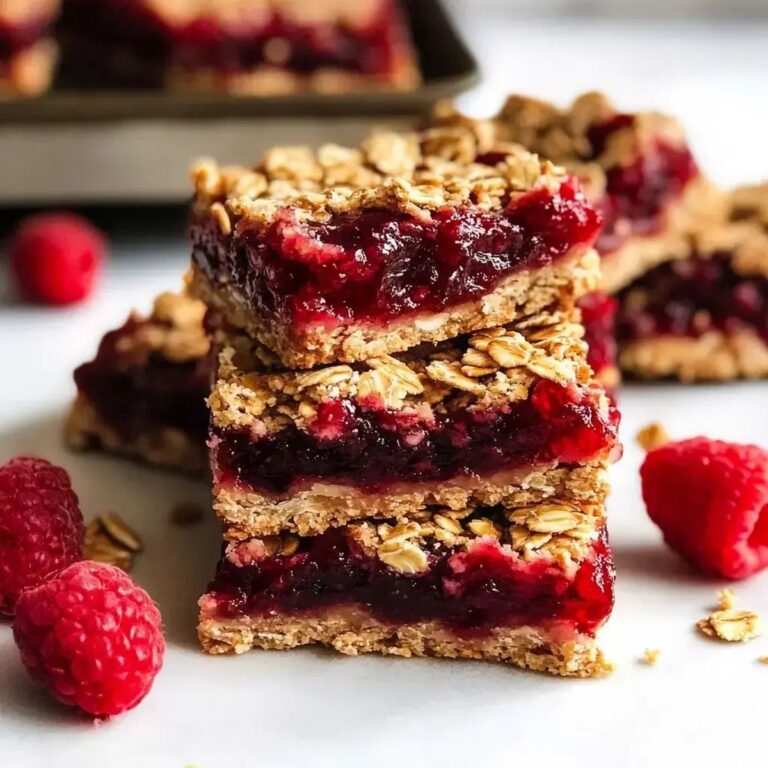 Easy Jam Oat Bars Recipe