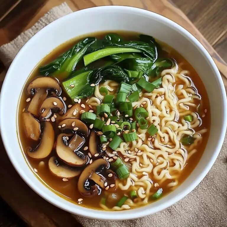 Quick Mushroom Ramen Recipe