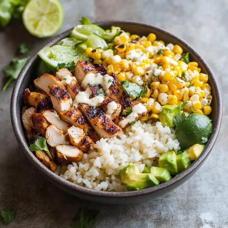 Mexican Street Corn Chicken Bowl Recipe