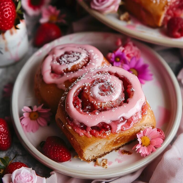 Vegan Strawberry Sweet Rolls Recipe
