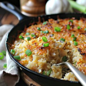 Irish Cheddar & Cabbage Hash Brown Skillet Recipe