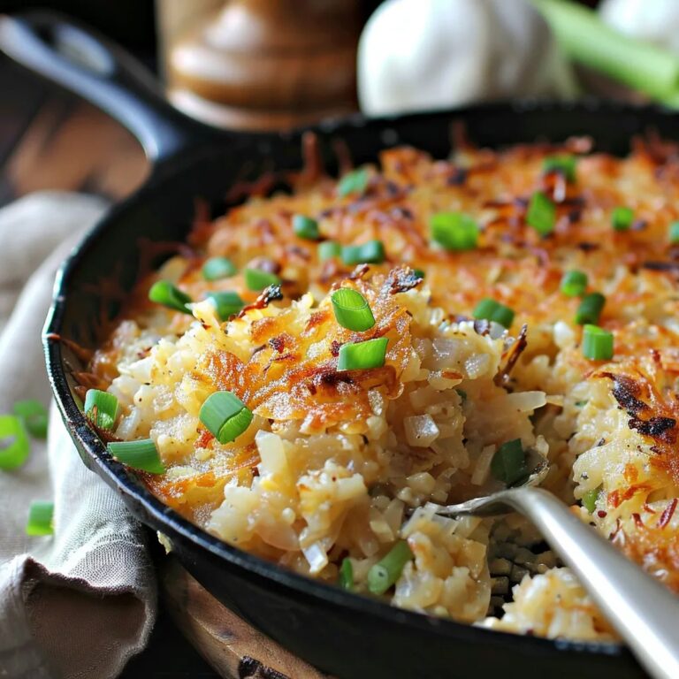 Irish Cheddar & Cabbage Hash Brown Skillet Recipe