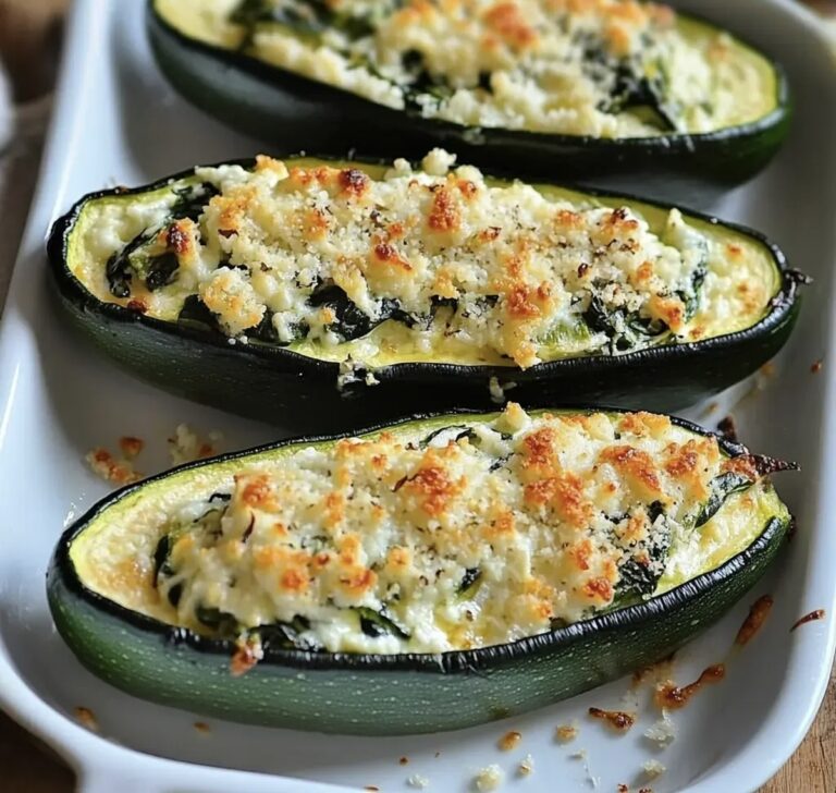 Stuffed Zucchini Boats Recipe