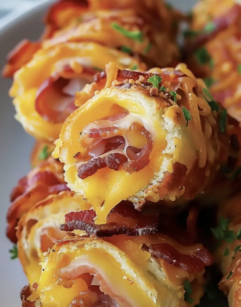 Crispy Cheesy Bacon Rolls Recipe
