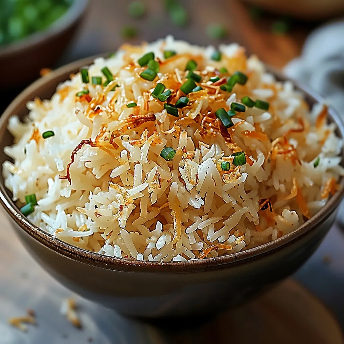 Golden Onion Butter Jasmine Rice Recipe