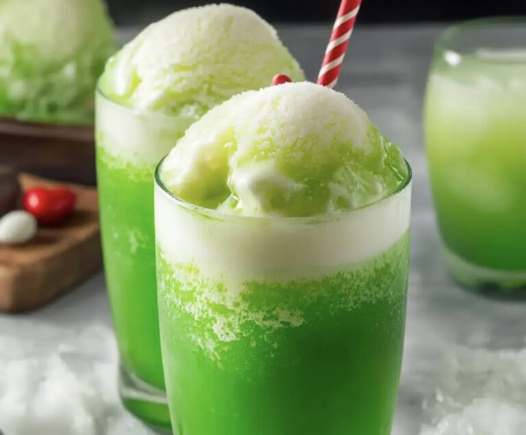 Lemon Lime Ice Cream Float Recipe