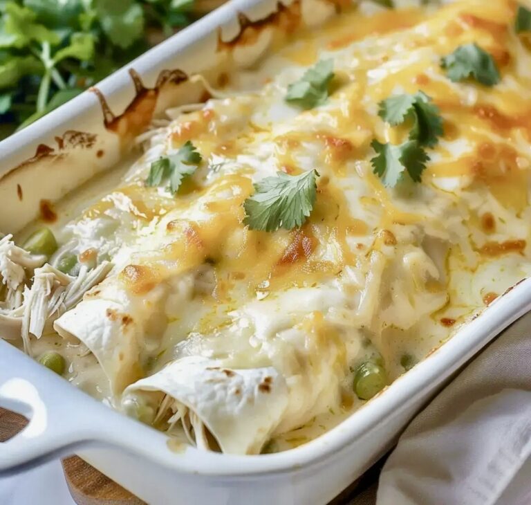 White Chicken Enchiladas Recipe