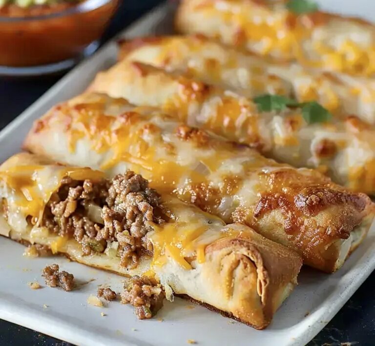 Cheesy Taco Breadsticks Recipe