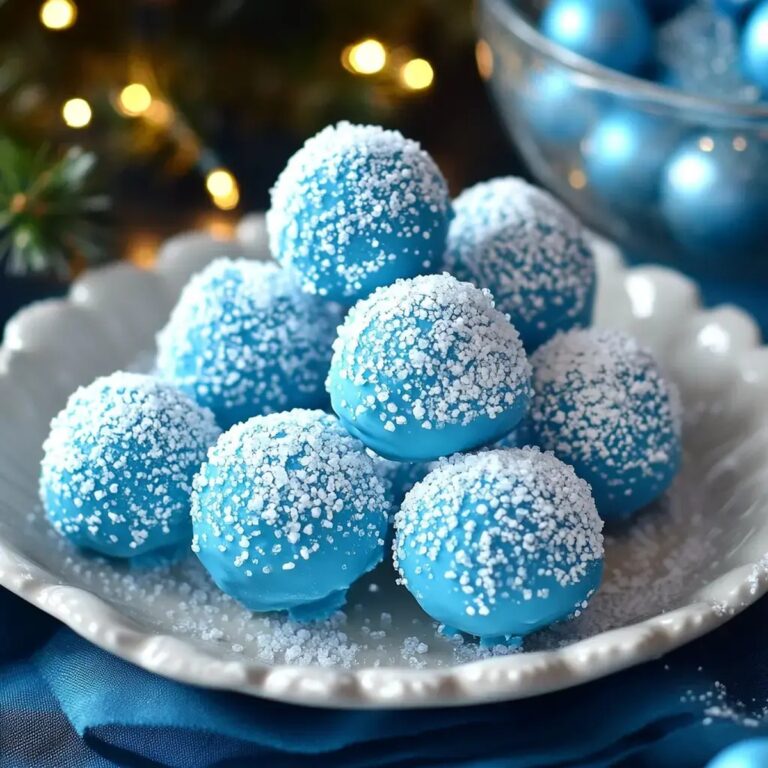 Blue Christmas Truffles Recipe