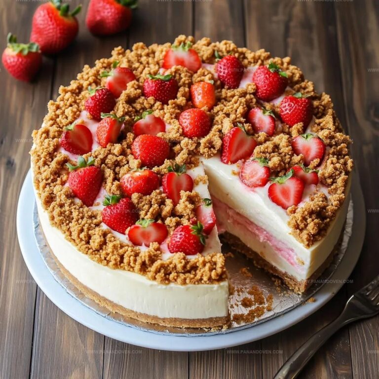 Strawberry Crunch Cheesecake Recipe