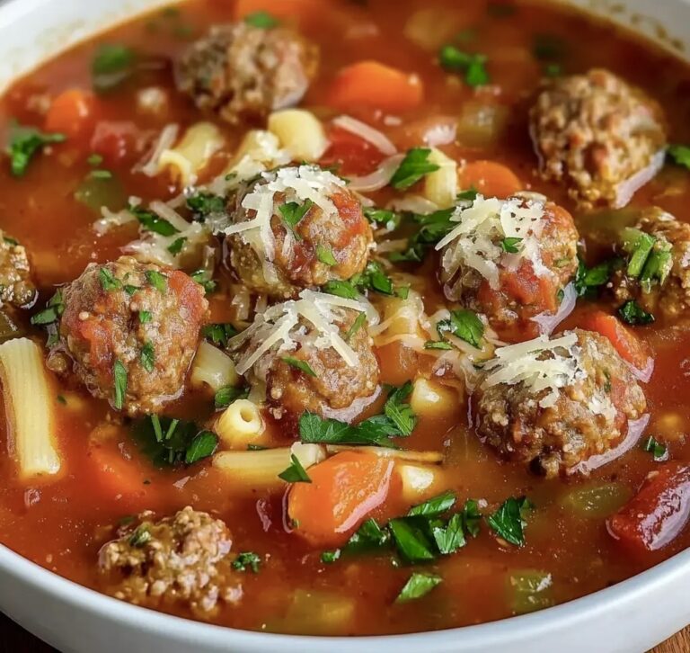 Italian Meatball Soup Recipe