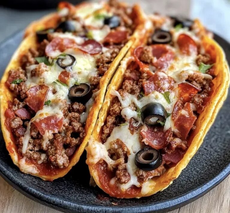 Meat Lovers Pizza Tacos Recipe