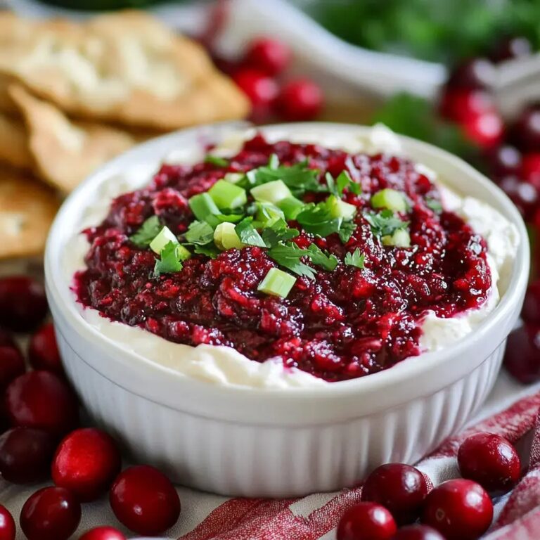 Holiday Cranberry Jalapeno Cream Cheese Dip Recipe