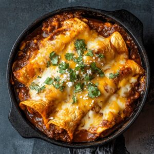 Cheese Enchiladas with Chili Gravy Recipe