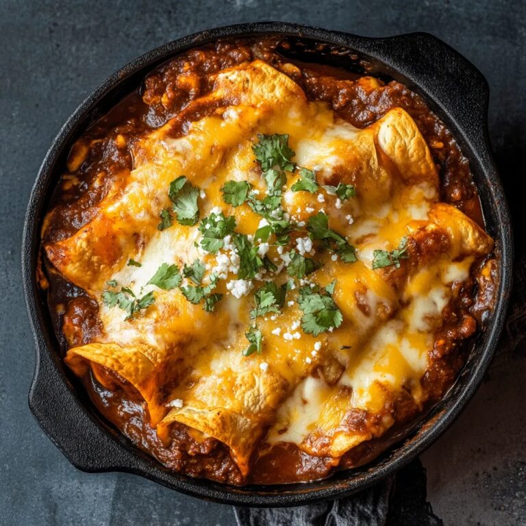 Cheese Enchiladas with Chili Gravy Recipe