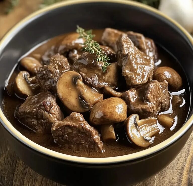 Beef Mushroom Stew Recipe