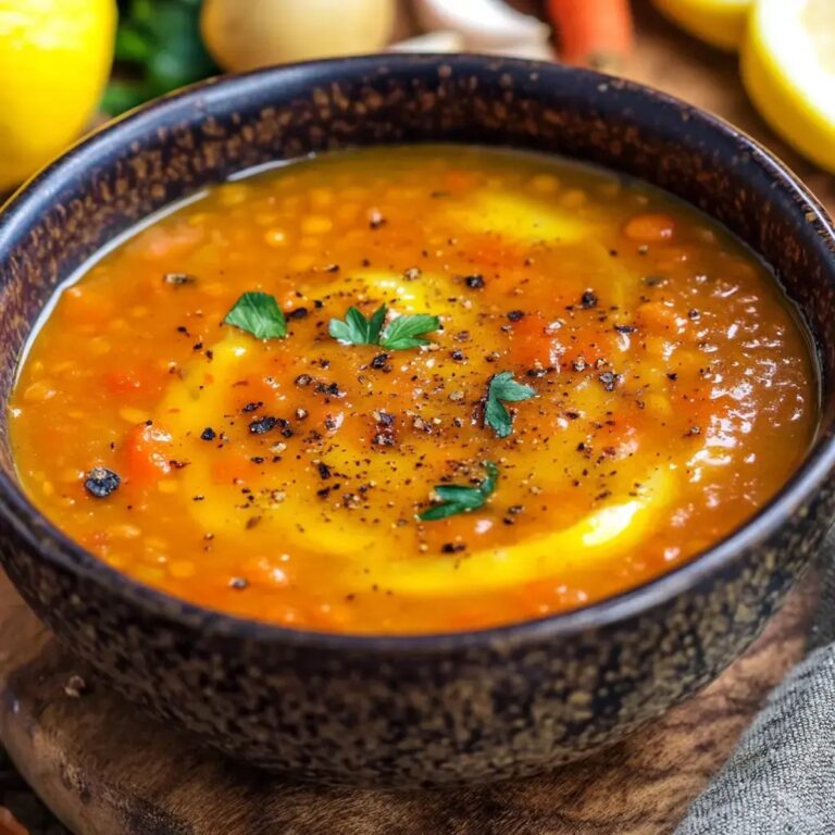 Turkish Lentil Soup (Mercimek Corbas) Recipe