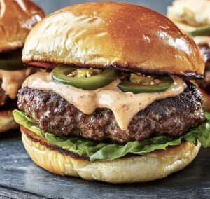Jalapeno Onion Smash Burgers Recipe