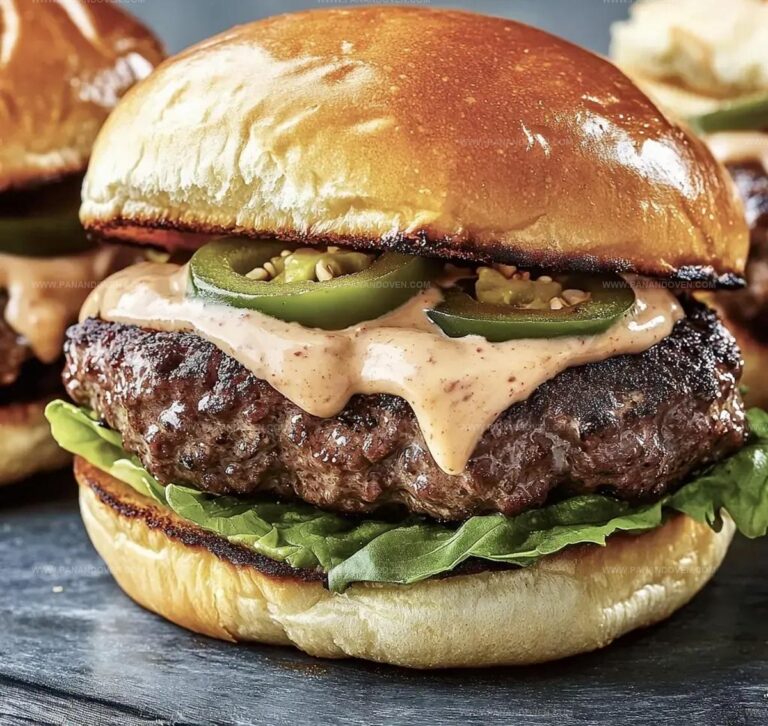 Jalapeno Onion Smash Burgers Recipe
