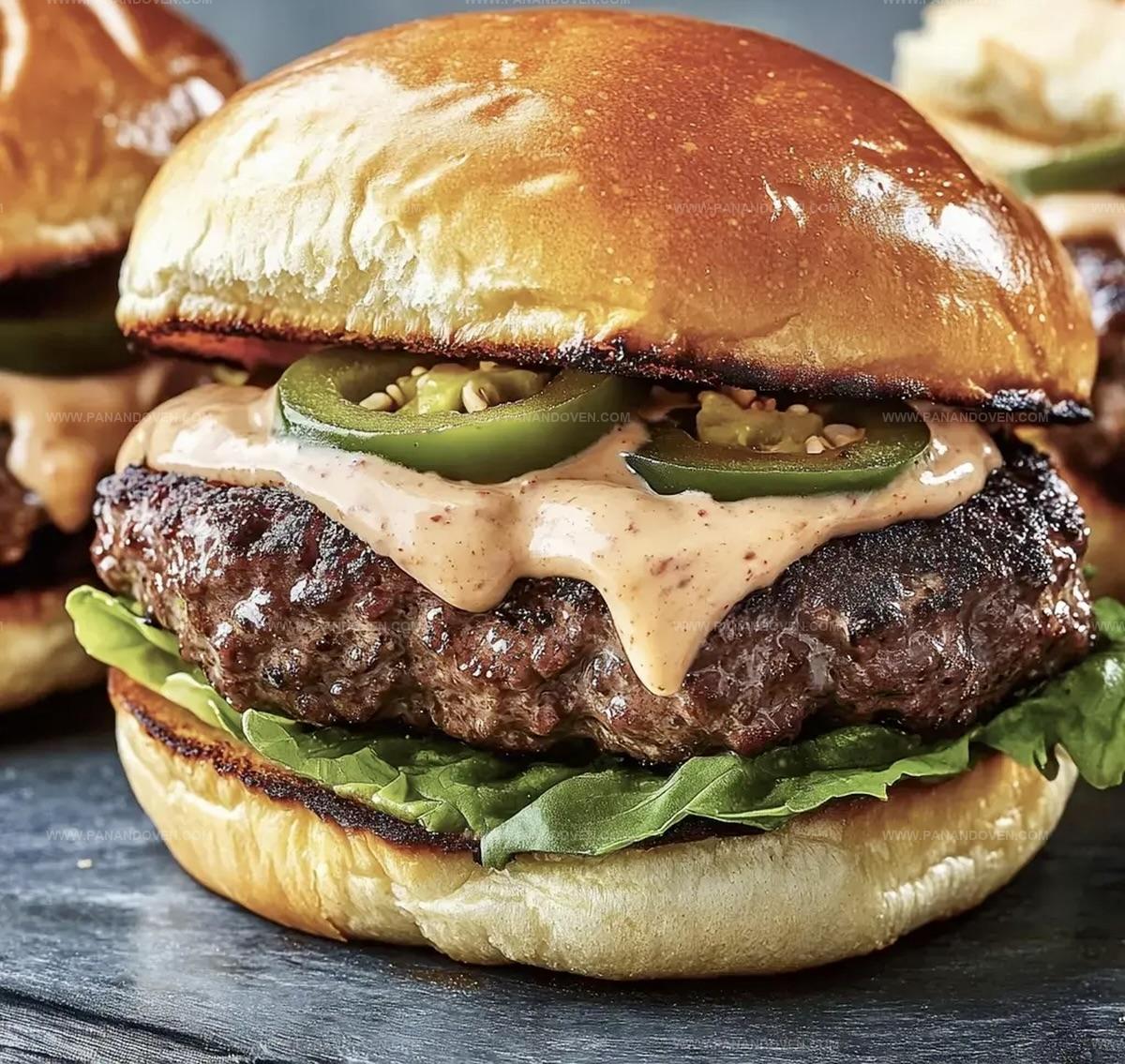 Jalapeno Onion Smash Burgers Recipe