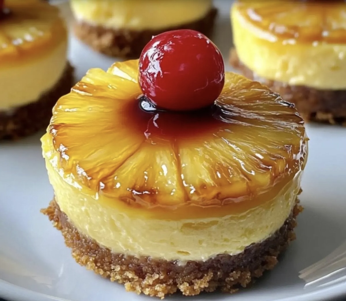 Pineapple Upside-Down Cheesecake Recipe