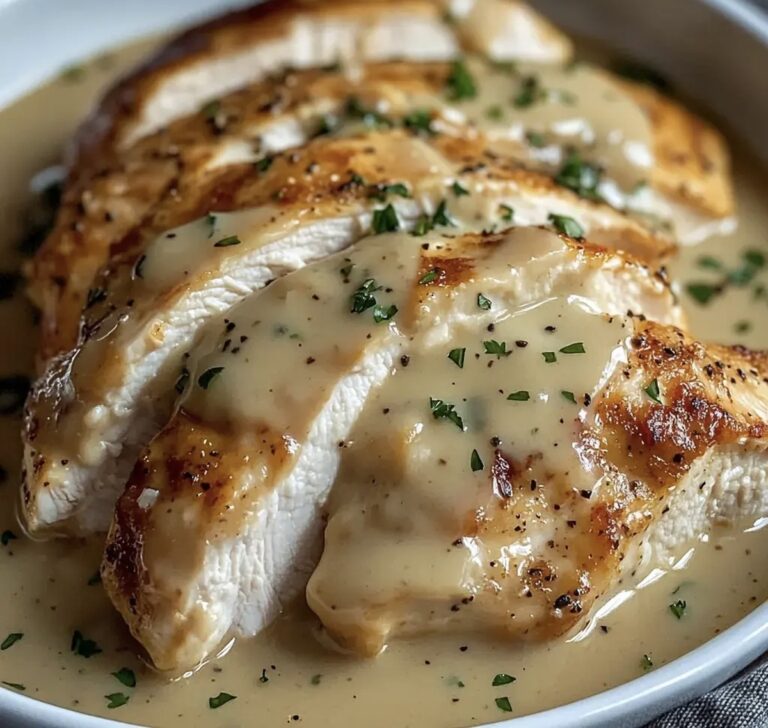 Slow Cooker Chicken Breasts with Gravy Recipe