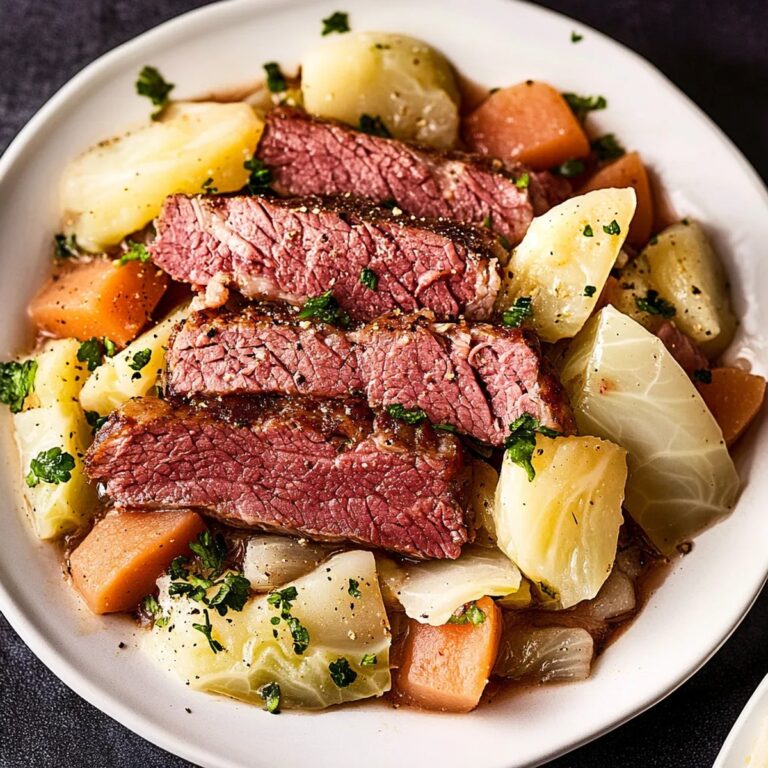 Slow Cooker Corned Beef Cabbage Recipe