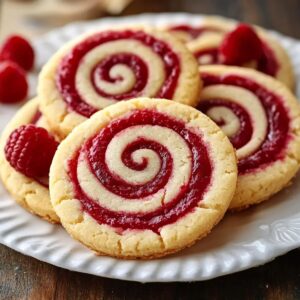 Raspberry Swirl Cookies Recipe