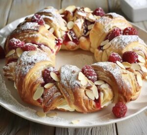 Raspberry Cream Cheese Crescent Ring Recipe