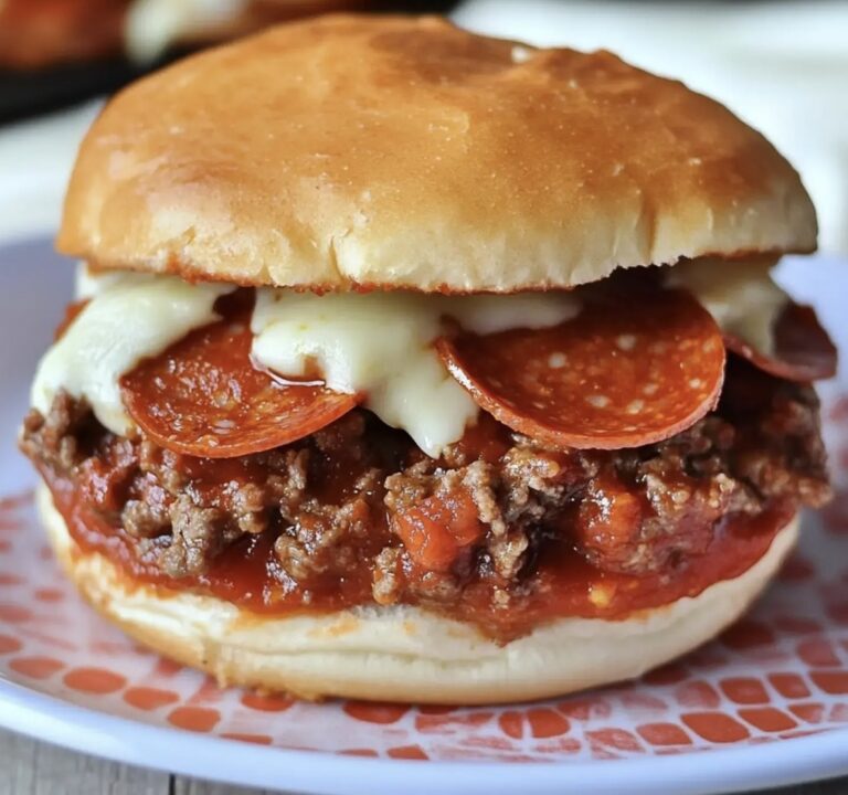 Crockpot Pizza Burgers Recipe