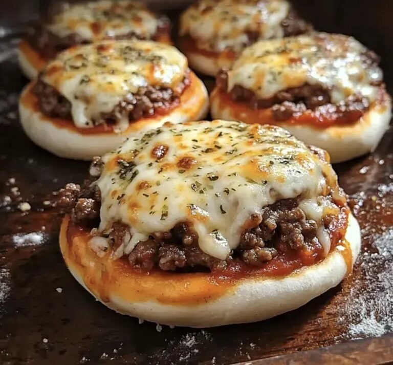 Pizza Flavored Burgers with Cheese Recipe