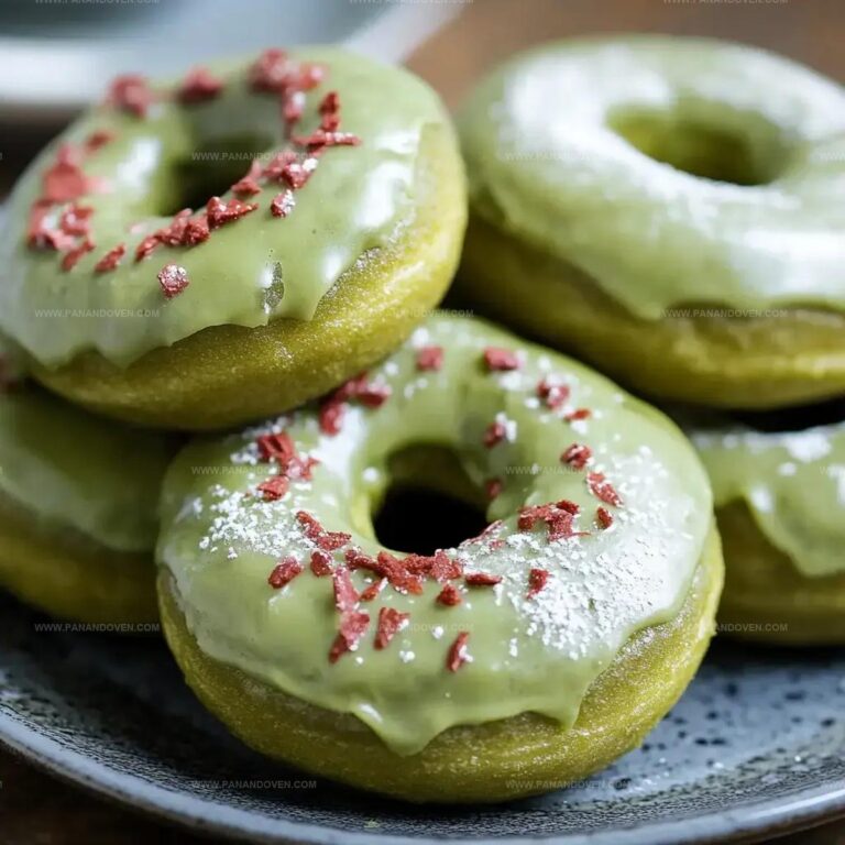 Easy Baked Green Donuts Recipe