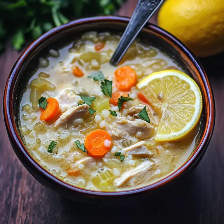 Avgolemono (Greek Lemon Chicken Soup) Recipe