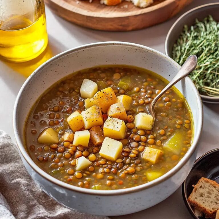 Lentil Potato Soup Recipe