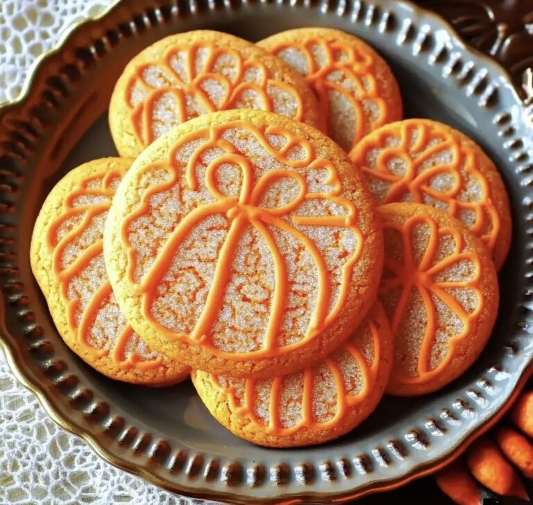 Pumpkin-Shaped Sugar Cookies Recipe